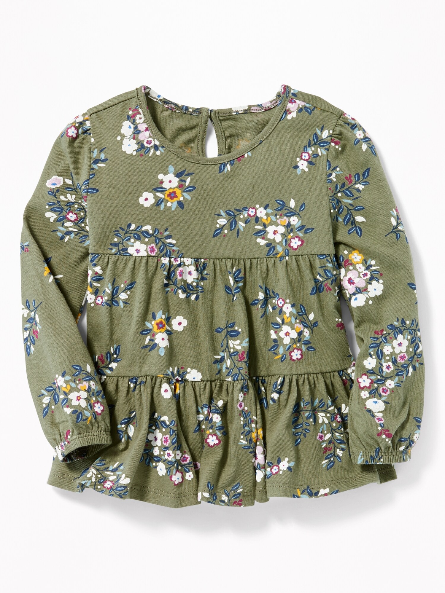 Tiered Floral Top for Toddler Girls Old Navy