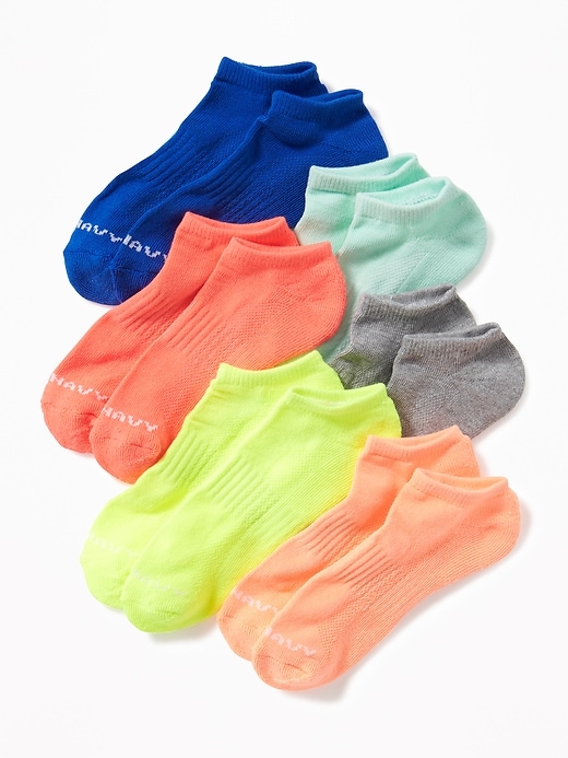 View large product image 1 of 1. Ankle-Socks 6-Pack for Girls