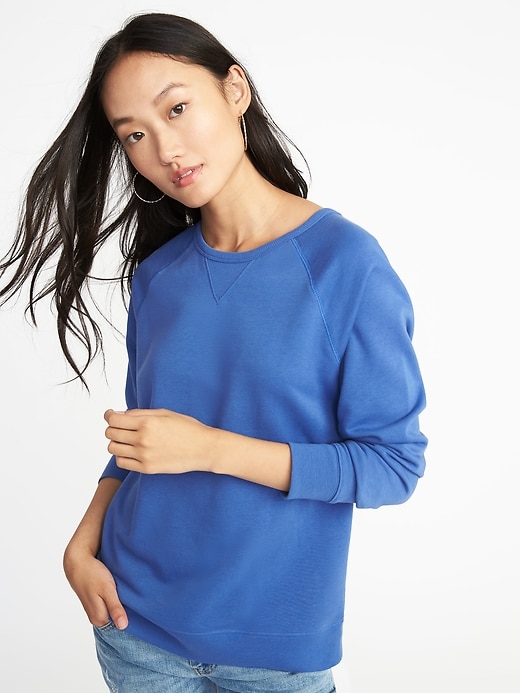 Image number 1 showing, Relaxed Sweatshirt for Women