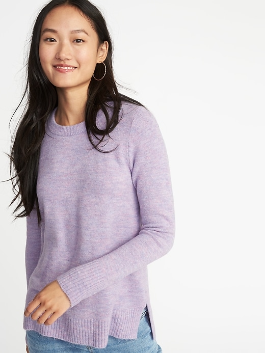 View large product image 1 of 1. Cozy Crew-Neck Sweater for Women