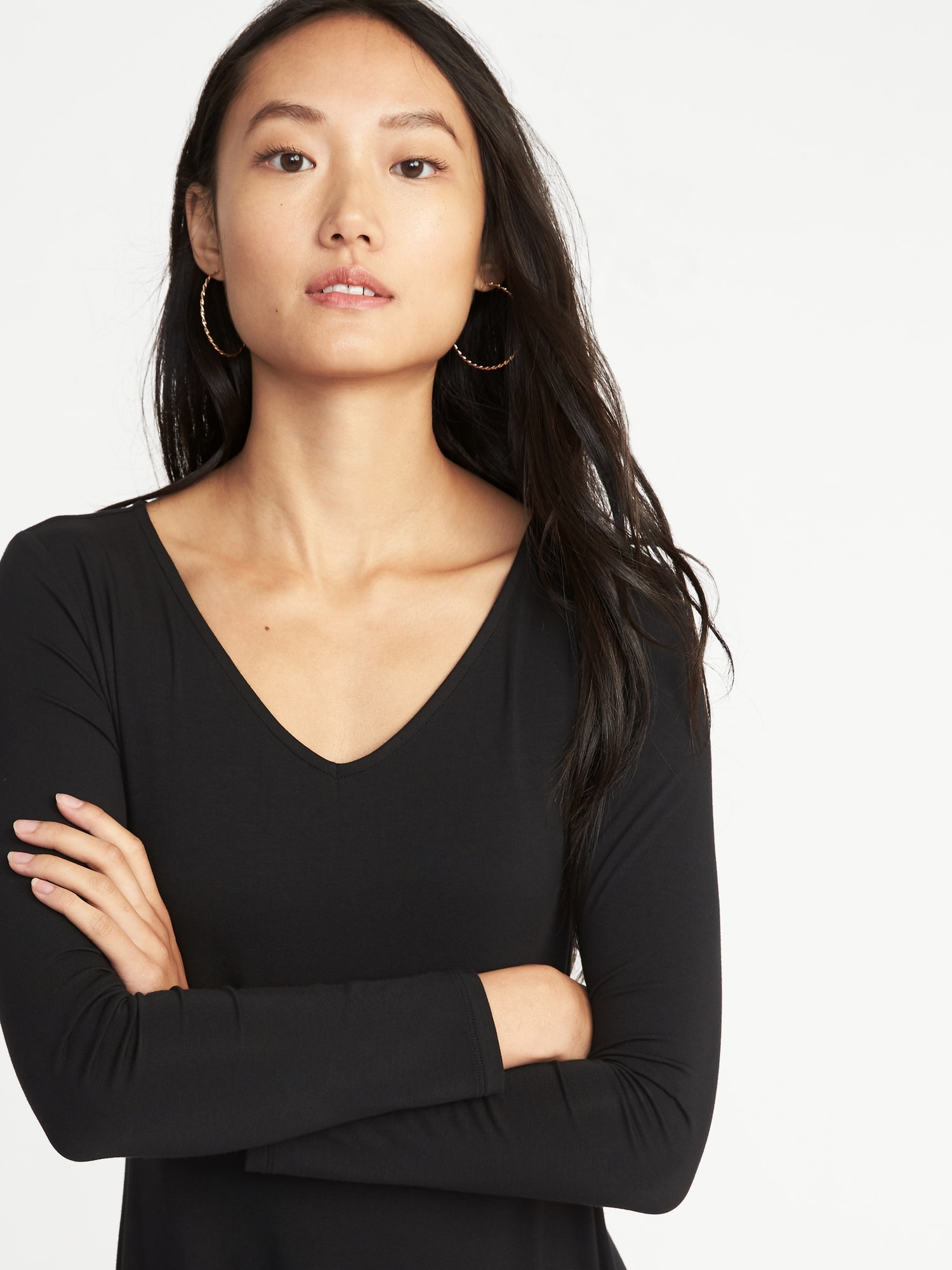 Fit & Flare Jersey Midi for Women | Old Navy