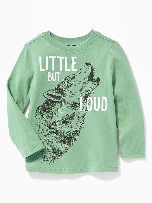View large product image 1 of 1. Graphic Crew Neck Tee for Toddler Boys