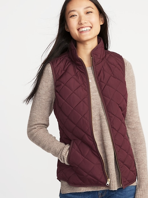 View large product image 1 of 1. Lightweight Quilted Vest for Women