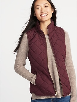 Old navy womens store quilted vest