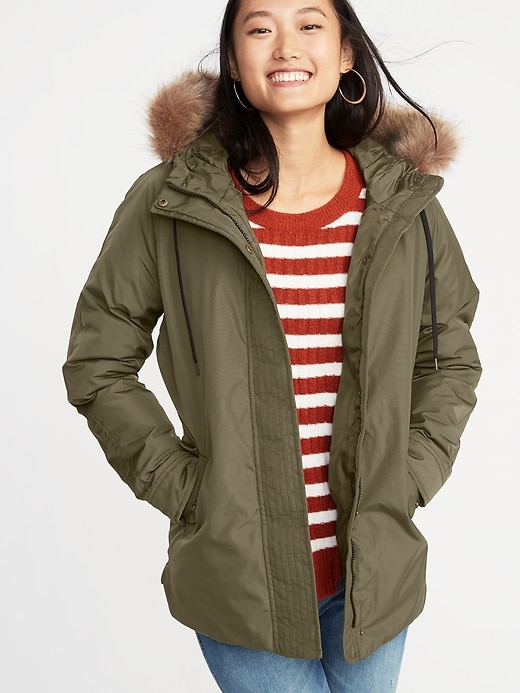 Hooded Utility Parka for Women | Old Navy