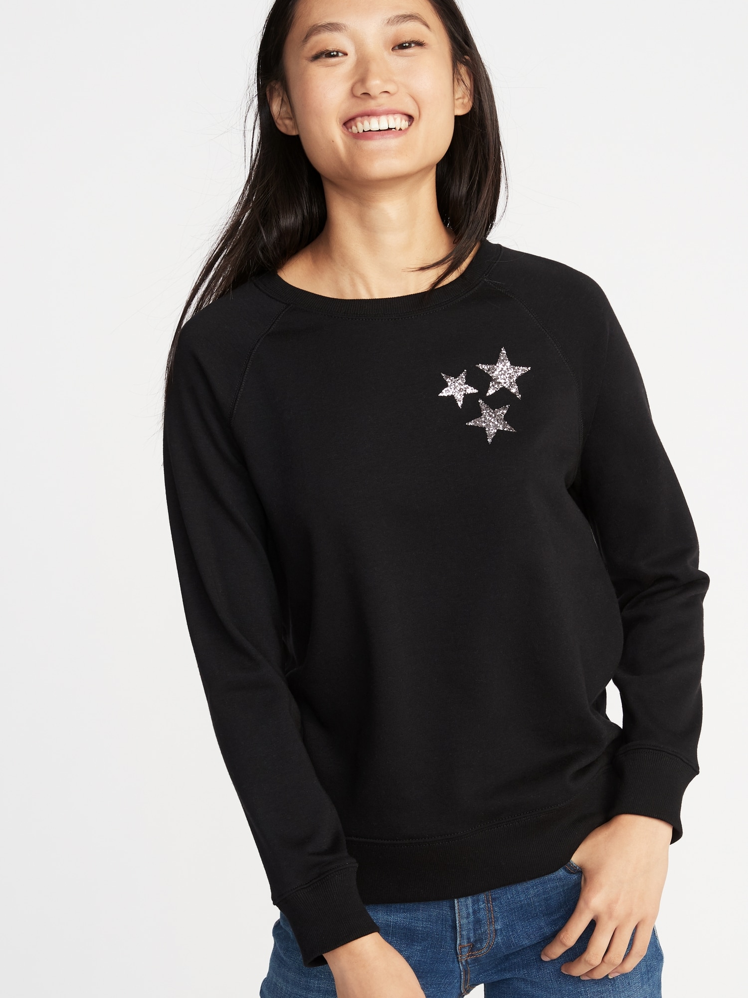 Old navy outlet radiate positivity sweatshirt