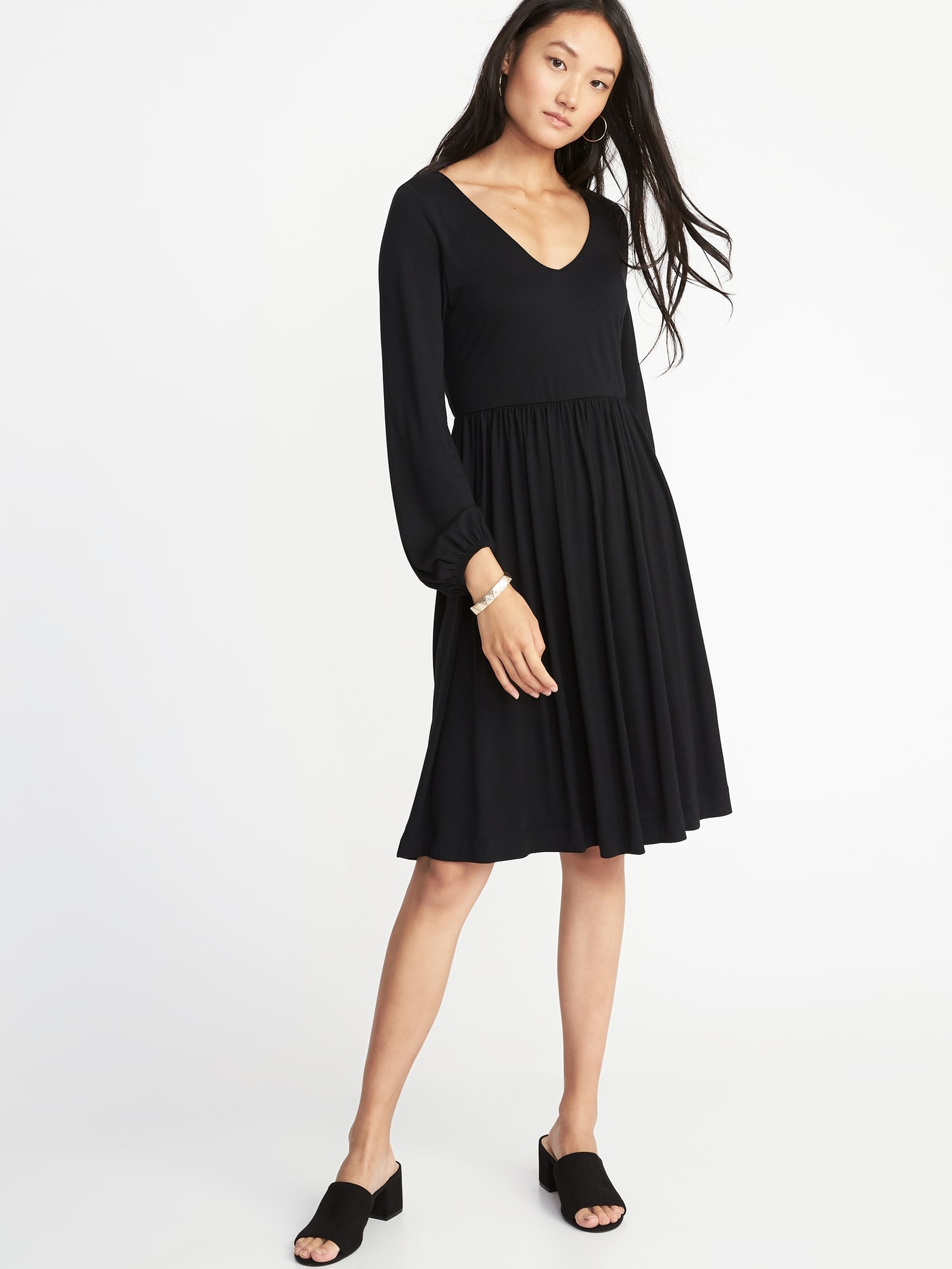 Fit & Flare Jersey Dress for Women | Old Navy