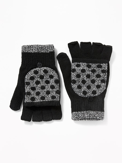 View large product image 1 of 1. Convertible Flip-Top Gloves for Women