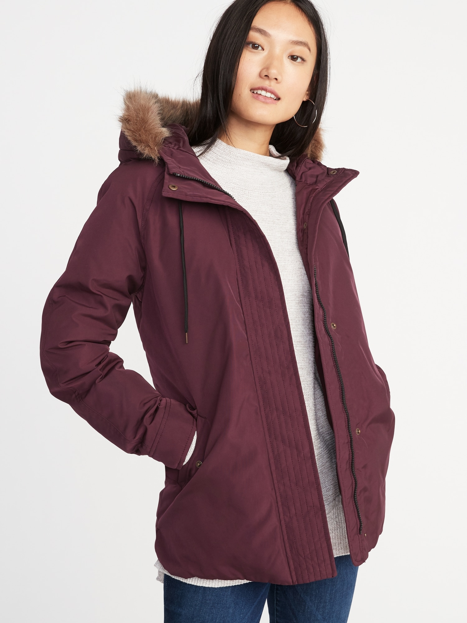 Hooded utility parka store for women