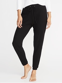 plush knit lounge joggers old navy