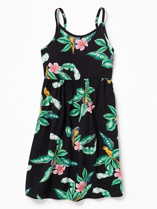 View large product image 1 of 3. Printed Fit & Flare Cami Dress for Girls