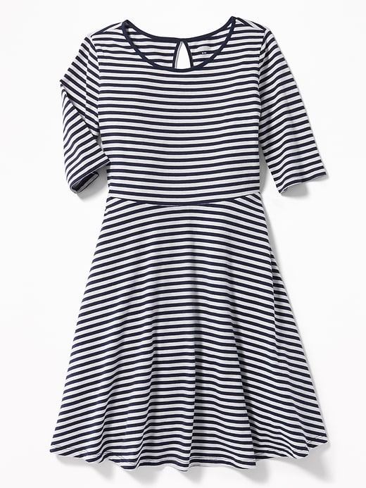 View large product image 1 of 1. Jersey Fit & Flare Dress for Girls