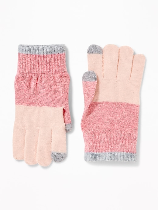 Text-Friendly Sweater-Knit Gloves for Women | Old Navy