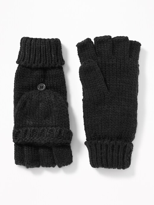 View large product image 1 of 1. Convertible Flip-Top Gloves for Women