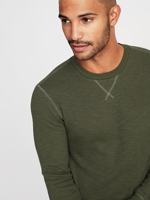 Image number 4 showing, Soft-Washed Thermal Crew-Neck Tee