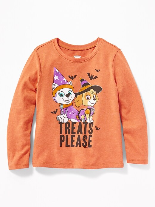 View large product image 1 of 2. Paw Patrol&#153 "Treats Please" Halloween Tee for Toddler Girls