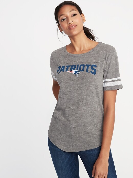 View large product image 1 of 1. NFL&#174 New England Patriots&#153 Tee for Women