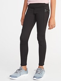 View large product image 3 of 3. Mid-Rise Go-Dry Street Leggings for Girls