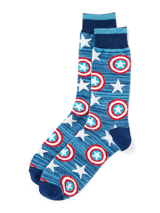 View large product image 1 of 1. Marvel&#153 Captain America Socks