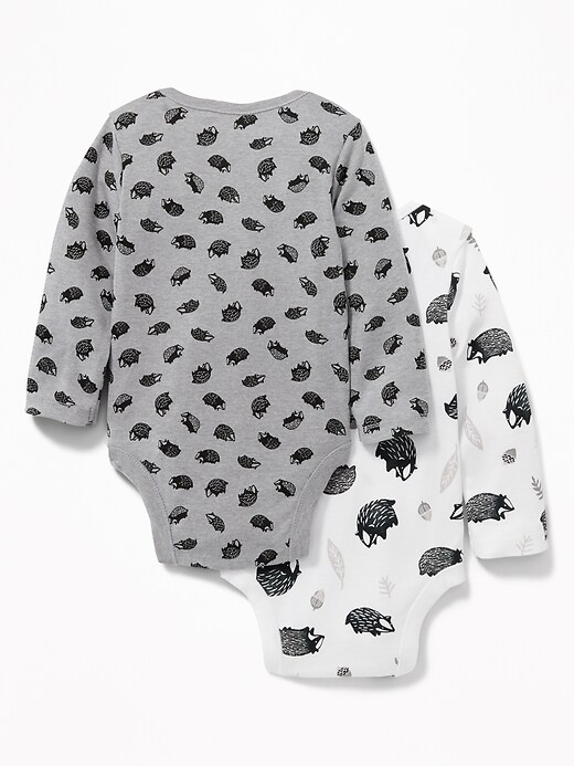 View large product image 2 of 2. Patterned Bodysuit 2-Pack for Baby