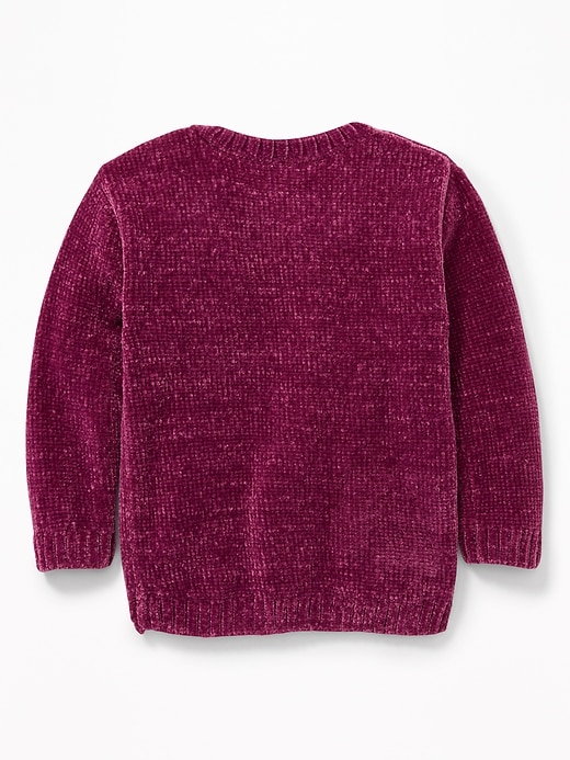 View large product image 2 of 4. Chenille Sweater for Toddler Girls
