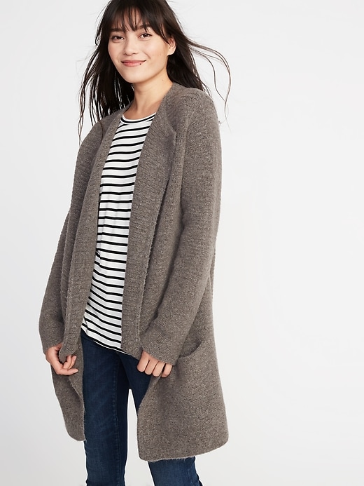 View large product image 1 of 1. Open-Front Cardi-Coat for Women