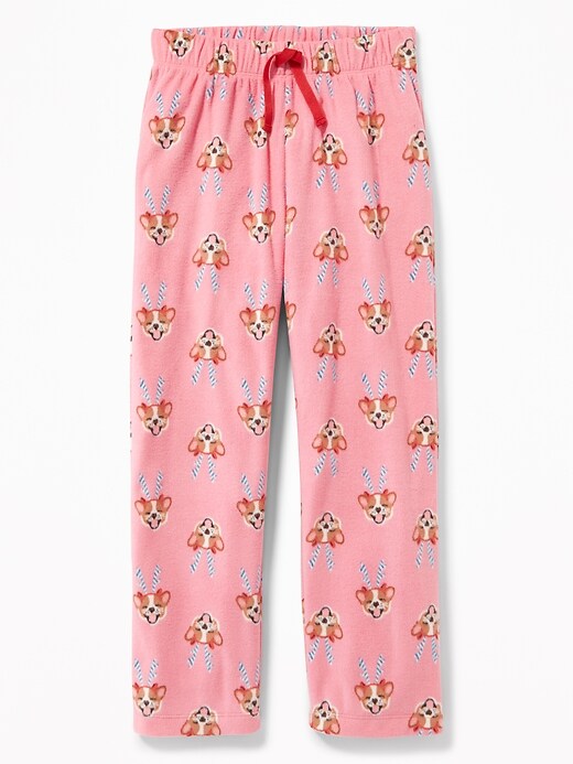 Printed Micro Performance Fleece Sleep Pants For Girls | Old Navy