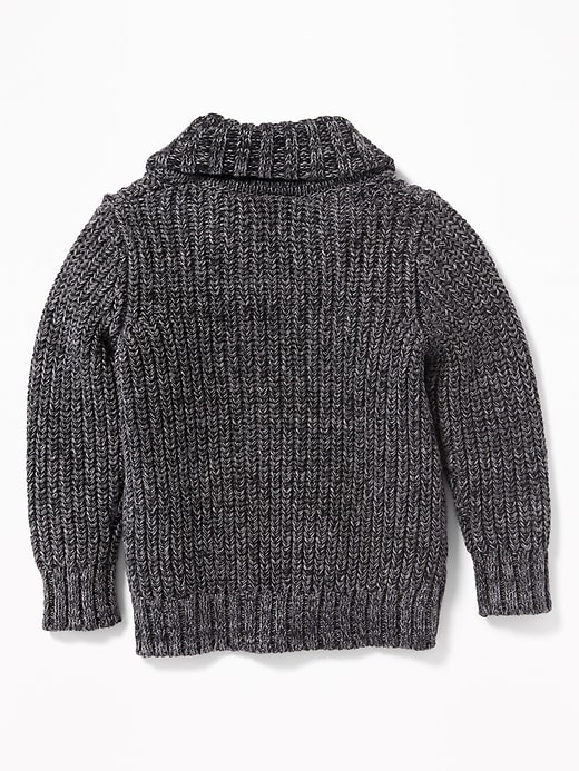 View large product image 2 of 4. Shawl-Collar Sweater for Toddler Boys