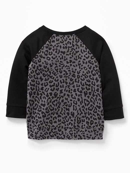 View large product image 2 of 4. Plush Critter-Graphic Tunic Sweatshirt for Toddler Girls