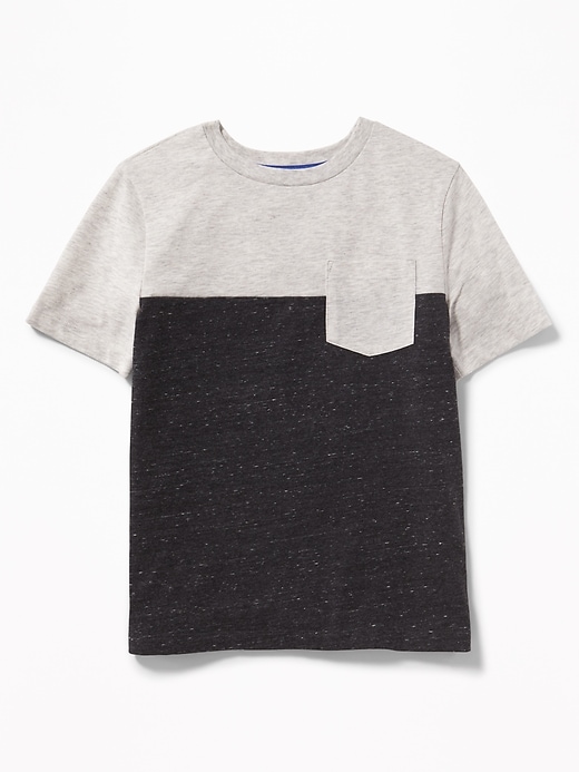 View large product image 1 of 3. Color-Blocked Pocket Tee For Boys