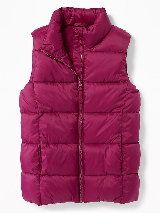 View large product image 1 of 3. Frost-Free Puffer Vest for Girls