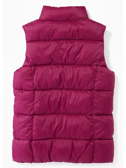 View large product image 2 of 3. Frost-Free Puffer Vest for Girls