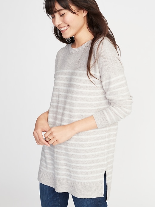 Image number 1 showing, Classic Boat-Neck Sweater for Women