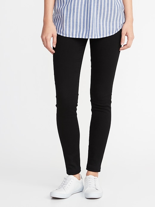 Image number 1 showing, Mid-Rise Built-In Warm Rockstar Jeggings for Women