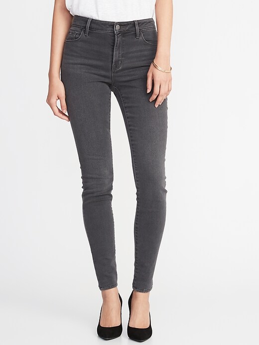 View large product image 1 of 3. Mid-Rise Built-In Warm Rockstar Super Skinny Jeans for Women