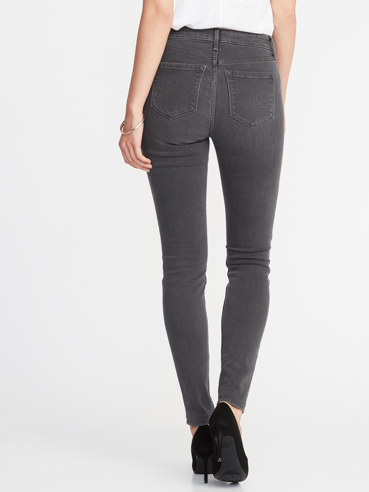 Mid-Rise Built-In Warm Rockstar Super Skinny Jeans for Women | Old Navy