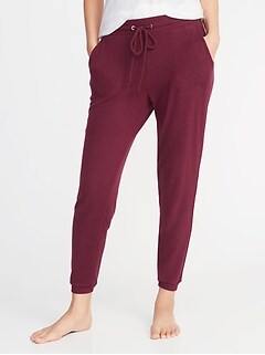 plush knit lounge joggers old navy