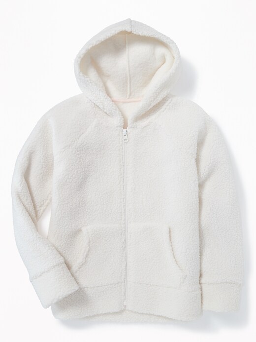 View large product image 1 of 1. Sherpa Zip Hoodie for Girls