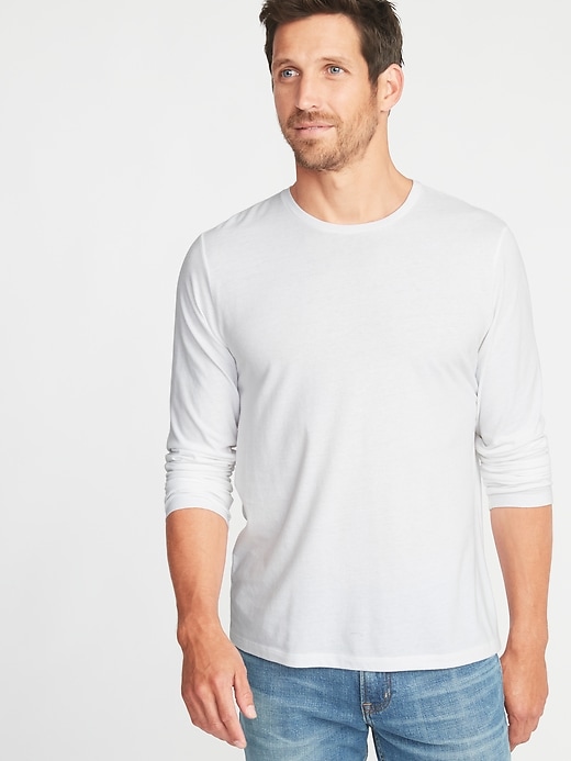 View large product image 1 of 1. Soft-Washed Crew-Neck Tee
