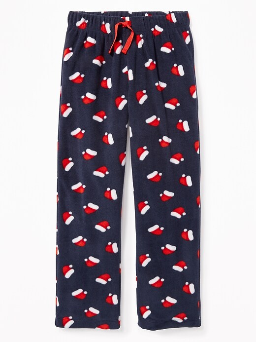 View large product image 1 of 1. Patterned Micro Performance Fleece Sleep Pants For Boys