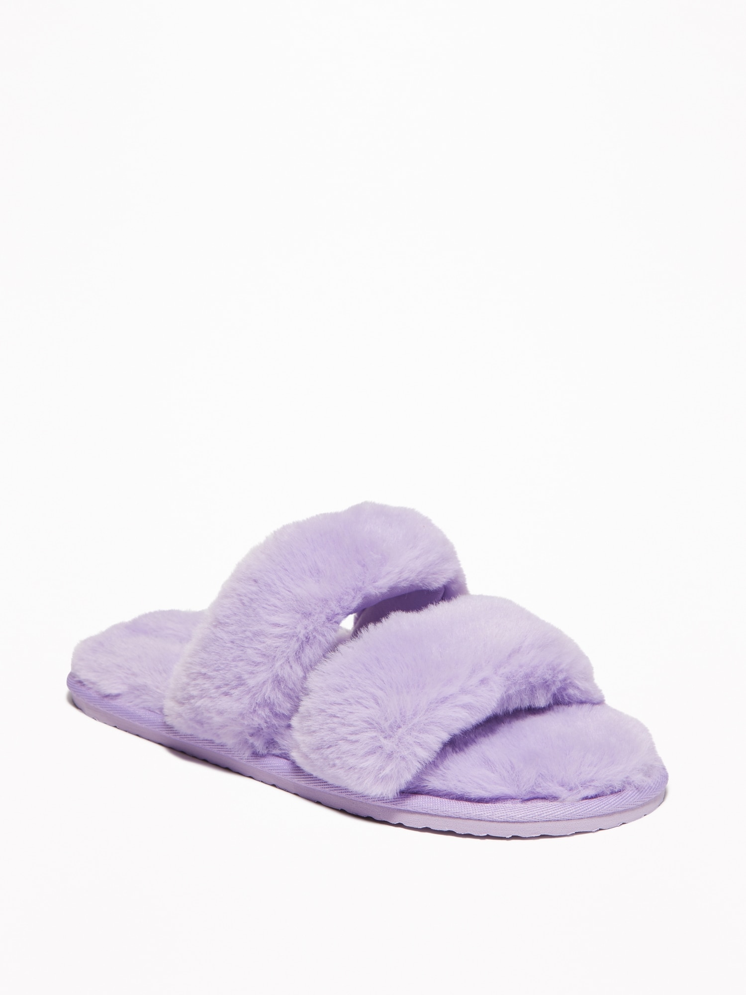 Faux-Fur Slide Slippers for Girls | Old Navy