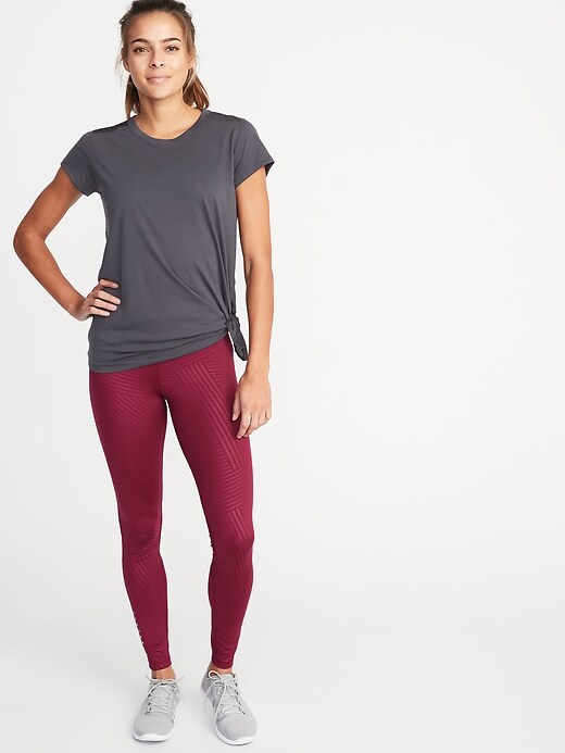 Mesh-Back Side-Tie Performance Top for Women | Old Navy