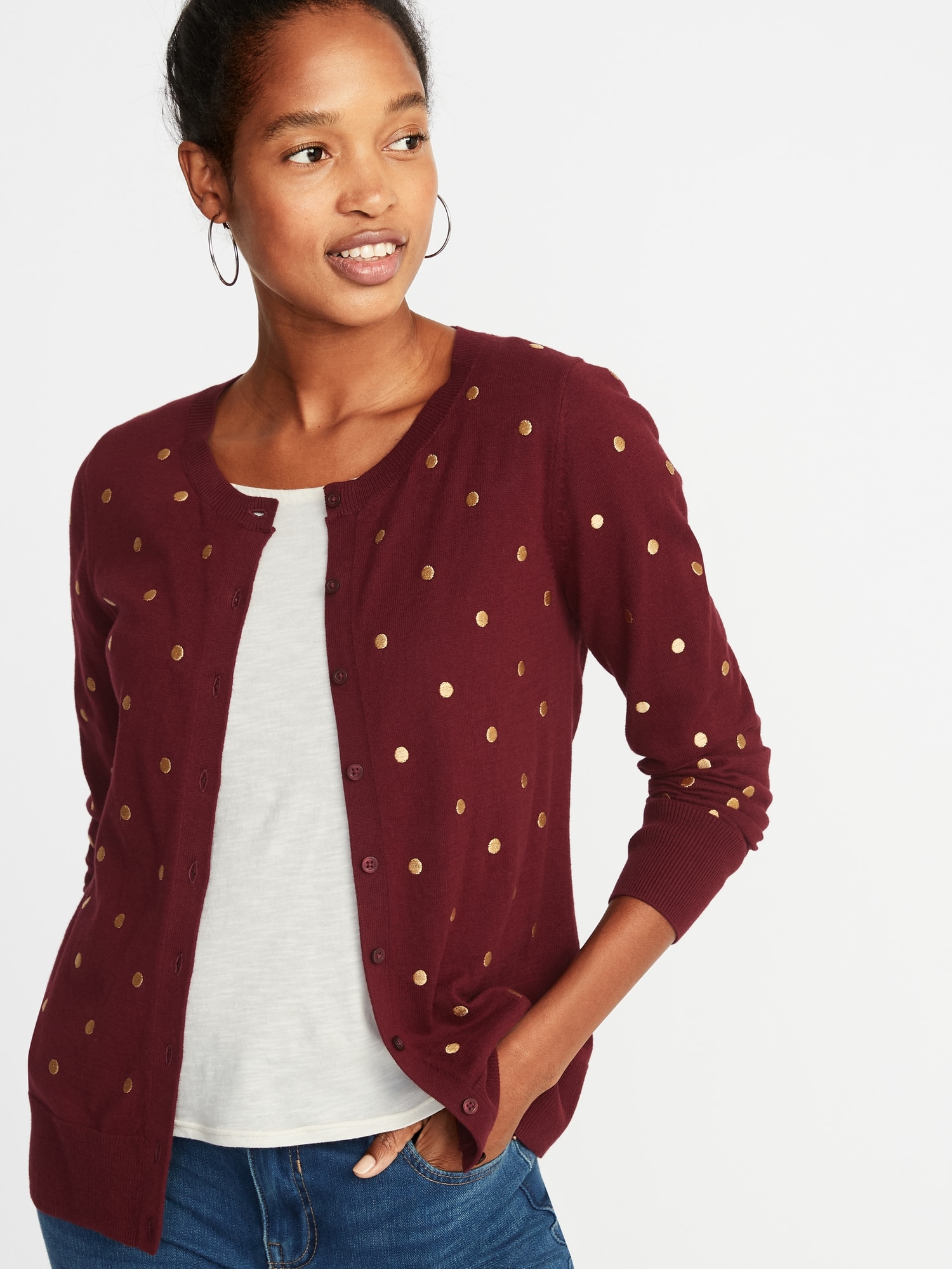 Old navy hotsell polka dot sweater