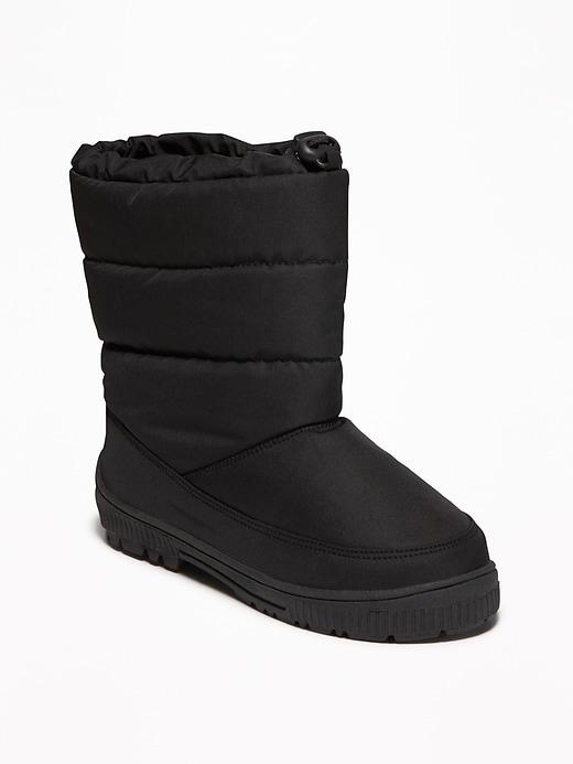 Quilted Nylon Snow Boots for Kids | Old Navy