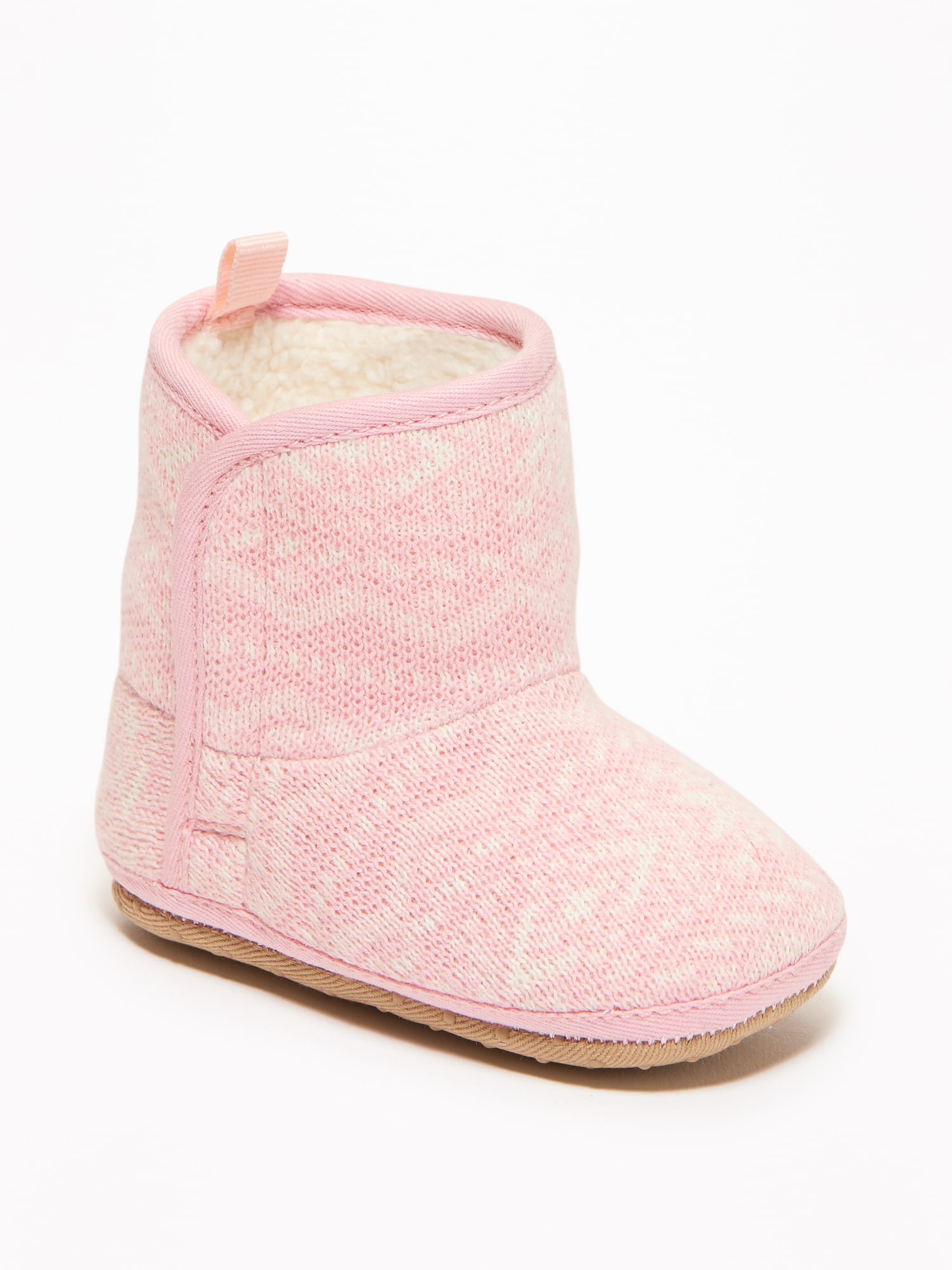 Fair Isle Sweater-Knit Booties for Baby | Old Navy