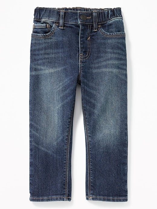 View large product image 1 of 3. Relaxed Built-In Warm Jeans for Toddler Boys