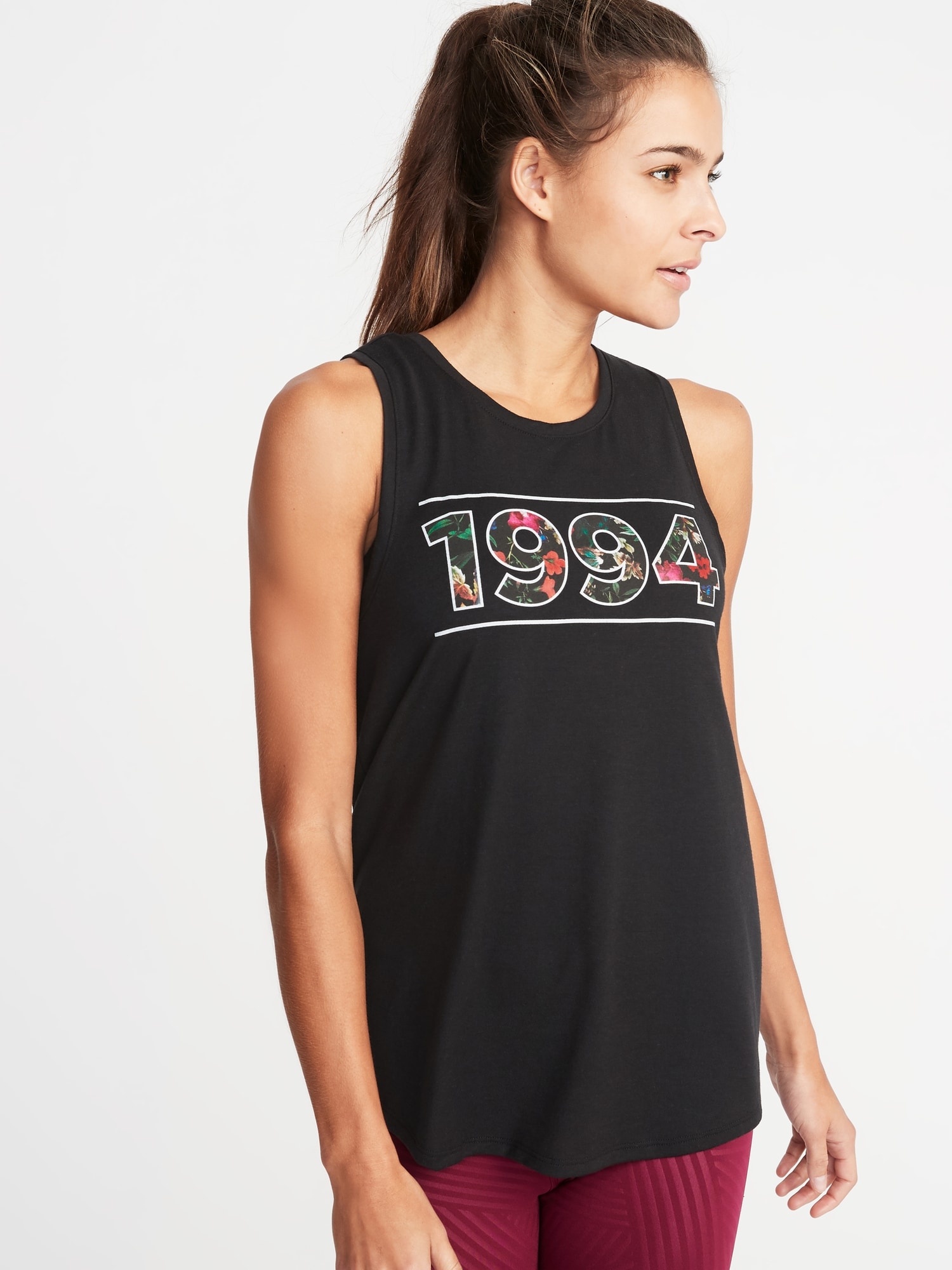Graphic Performance Muscle Tank for Women | Old Navy