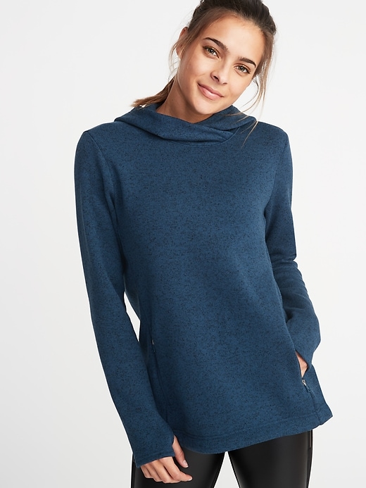 View large product image 1 of 1. Sweater-Fleece Pullover Hoodie for Women