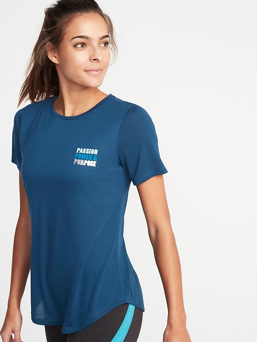 View large product image 1 of 1. Relaxed Performance Tee for Women