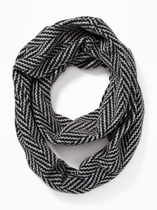 View large product image 2 of 2. Patterned Performance Fleece Infinity Scarf for Women